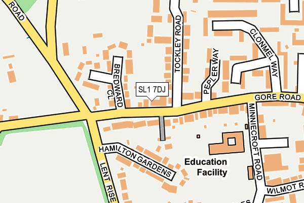 SL1 7DJ map - OS OpenMap – Local (Ordnance Survey)