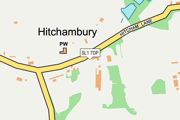 Map of HITCHAM HOUSE MANAGEMENT LIMITED at local scale