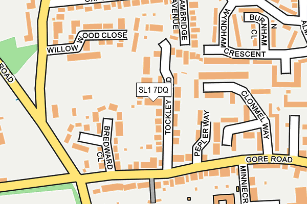 SL1 7DQ map - OS OpenMap – Local (Ordnance Survey)