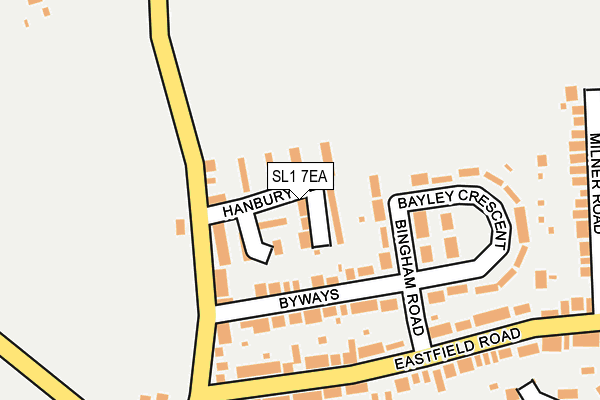 SL1 7EA map - OS OpenMap – Local (Ordnance Survey)