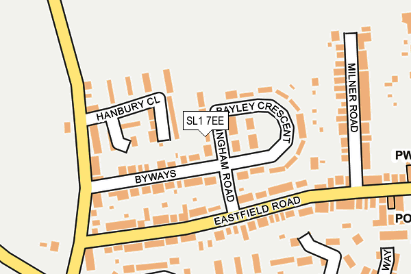 SL1 7EE map - OS OpenMap – Local (Ordnance Survey)