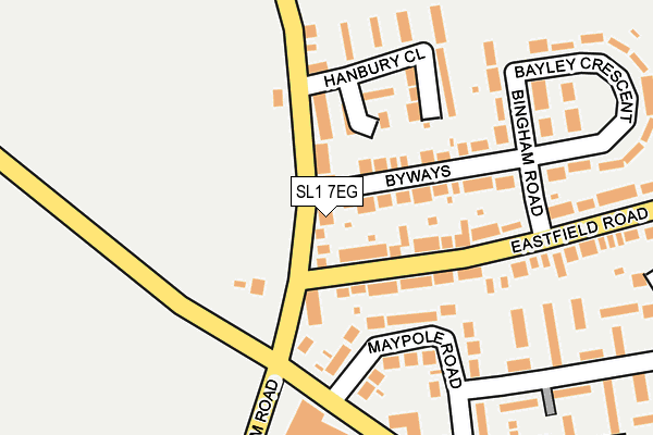 SL1 7EG map - OS OpenMap – Local (Ordnance Survey)
