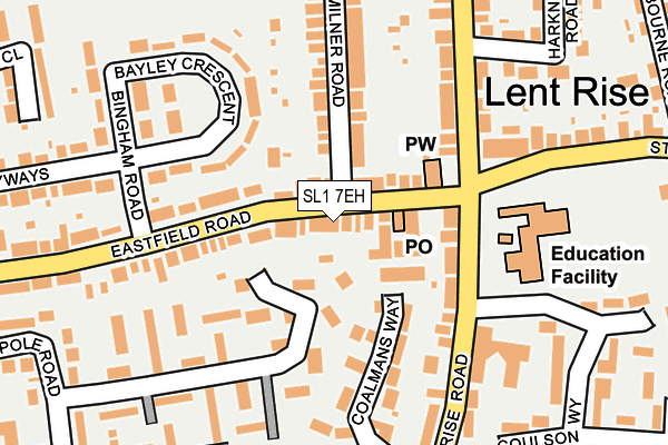 SL1 7EH map - OS OpenMap – Local (Ordnance Survey)