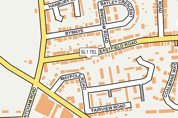 SL1 7EL map - OS OpenMap – Local (Ordnance Survey)