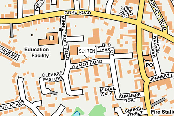 SL1 7EN map - OS OpenMap – Local (Ordnance Survey)