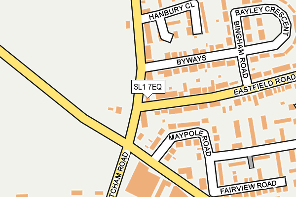 SL1 7EQ map - OS OpenMap – Local (Ordnance Survey)