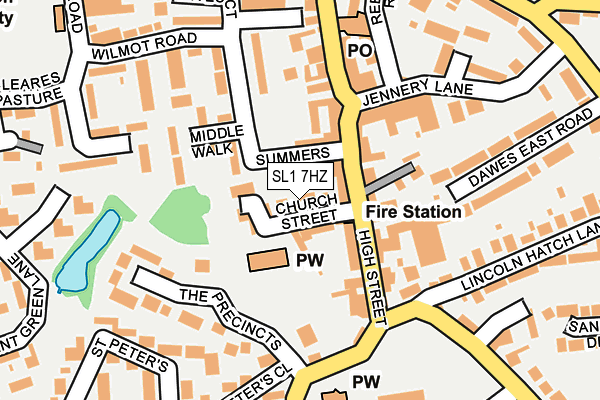 Map of WILSON PLACE LTD at local scale