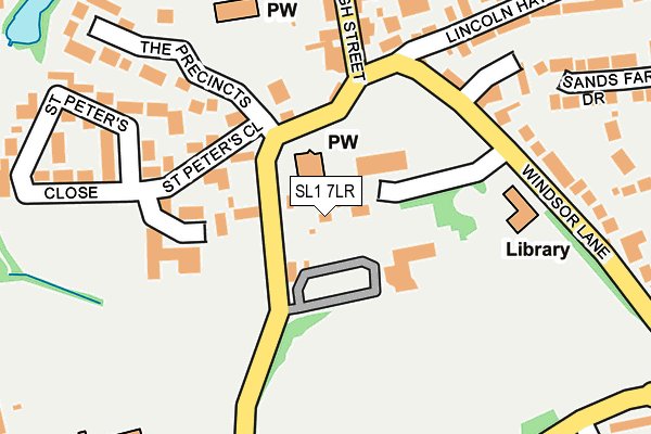 SL1 7LR map - OS OpenMap – Local (Ordnance Survey)
