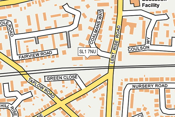 SL1 7NU map - OS OpenMap – Local (Ordnance Survey)