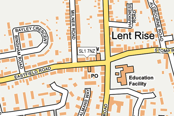 SL1 7NZ map - OS OpenMap – Local (Ordnance Survey)