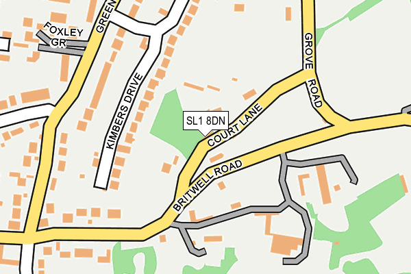 Map of BODMIN DENTAL CARE LIMITED at local scale