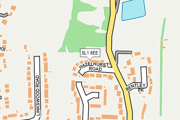 SL1 8EE map - OS OpenMap – Local (Ordnance Survey)