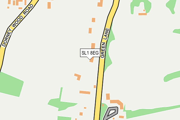 SL1 8EG map - OS OpenMap – Local (Ordnance Survey)