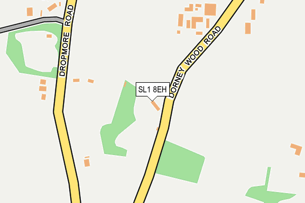 SL1 8EH map - OS OpenMap – Local (Ordnance Survey)