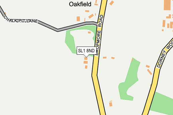 SL1 8ND map - OS OpenMap – Local (Ordnance Survey)