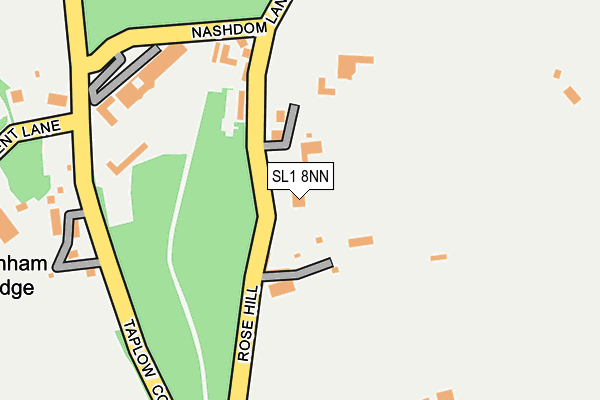 SL1 8NN map - OS OpenMap – Local (Ordnance Survey)