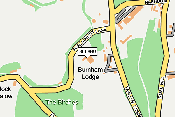 SL1 8NU map - OS OpenMap – Local (Ordnance Survey)