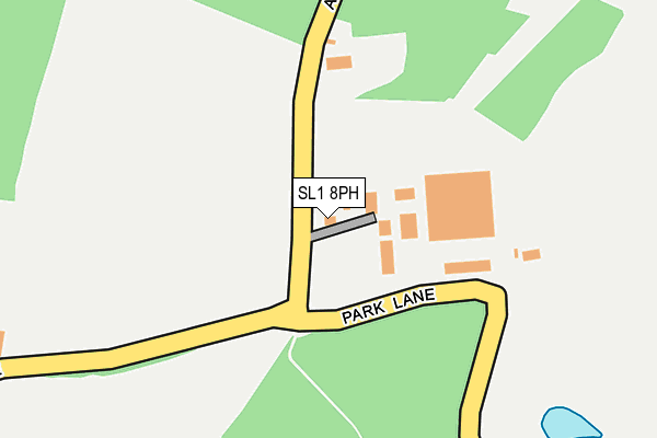 SL1 8PH map - OS OpenMap – Local (Ordnance Survey)