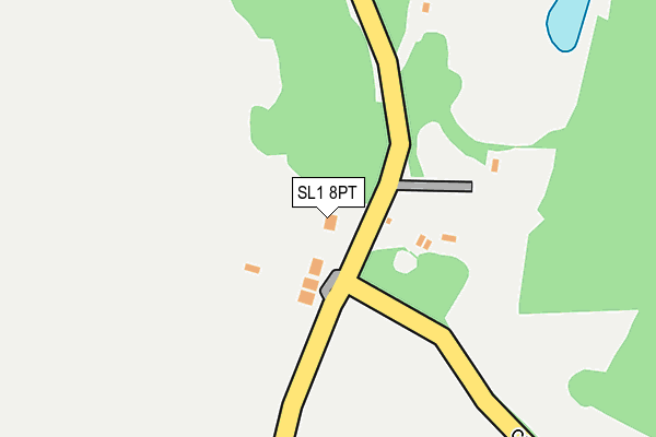 SL1 8PT map - OS OpenMap – Local (Ordnance Survey)