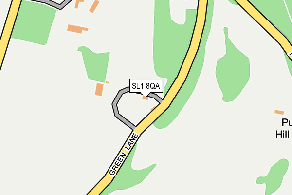 SL1 8QA map - OS OpenMap – Local (Ordnance Survey)