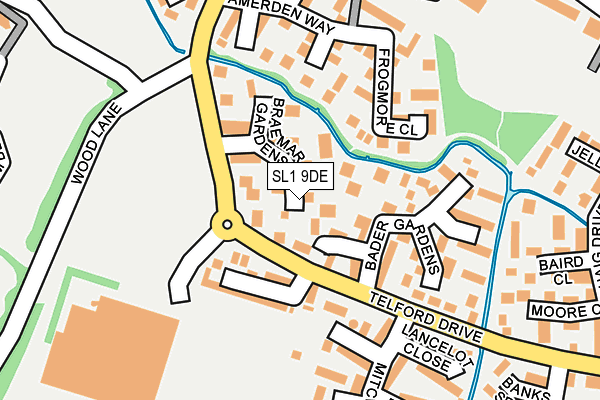 SL1 9DE map - OS OpenMap – Local (Ordnance Survey)