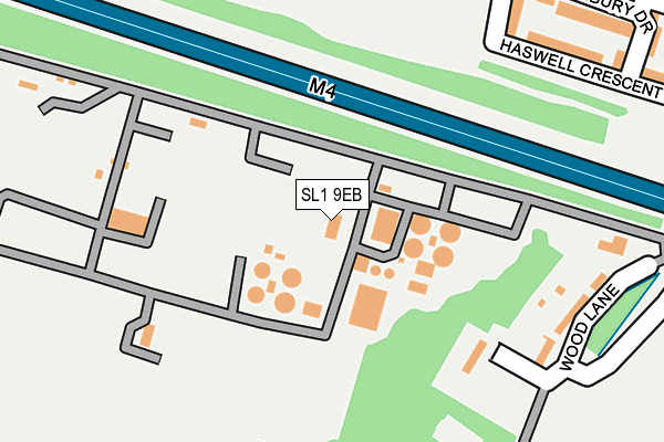 SL1 9EB map - OS OpenMap – Local (Ordnance Survey)