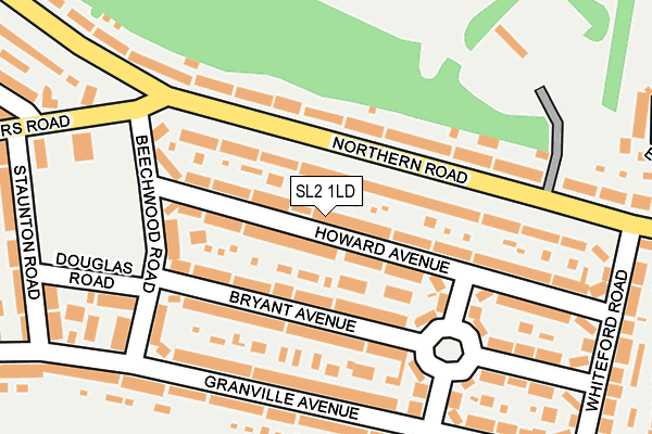 SL2 1LD map - OS OpenMap – Local (Ordnance Survey)