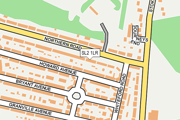 SL2 1LR map - OS OpenMap – Local (Ordnance Survey)