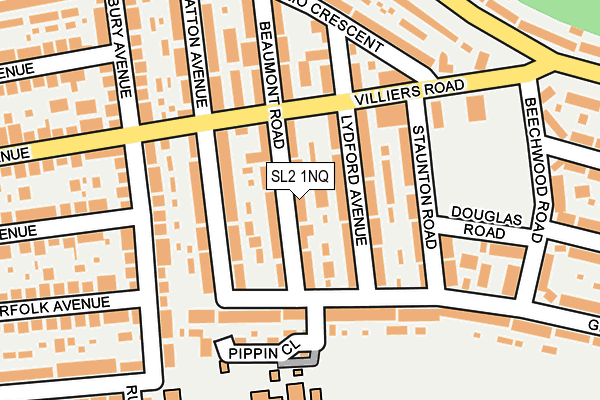 SL2 1NQ map - OS OpenMap – Local (Ordnance Survey)