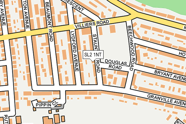 SL2 1NT map - OS OpenMap – Local (Ordnance Survey)