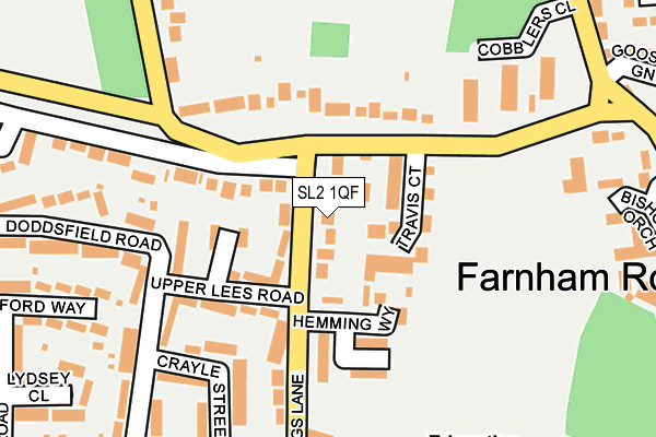 SL2 1QF map - OS OpenMap – Local (Ordnance Survey)