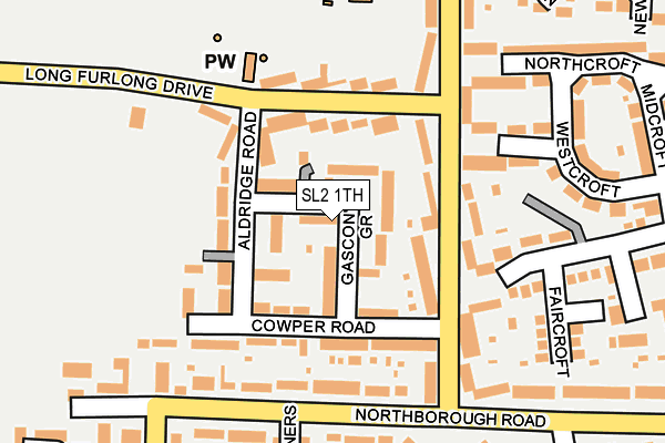 SL2 1TH map - OS OpenMap – Local (Ordnance Survey)