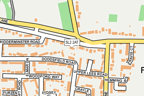 SL2 2AT map - OS OpenMap – Local (Ordnance Survey)