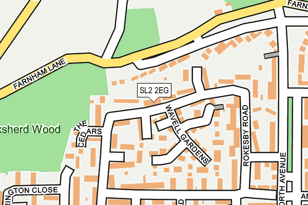 SL2 2EG map - OS OpenMap – Local (Ordnance Survey)
