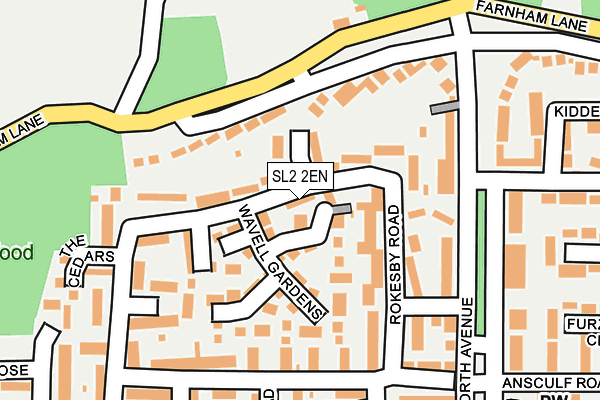 SL2 2EN map - OS OpenMap – Local (Ordnance Survey)