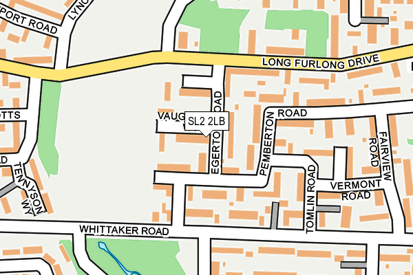 SL2 2LB map - OS OpenMap – Local (Ordnance Survey)