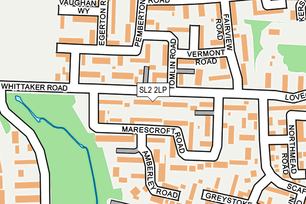 SL2 2LP map - OS OpenMap – Local (Ordnance Survey)