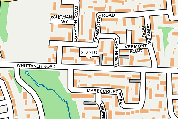 SL2 2LQ map - OS OpenMap – Local (Ordnance Survey)