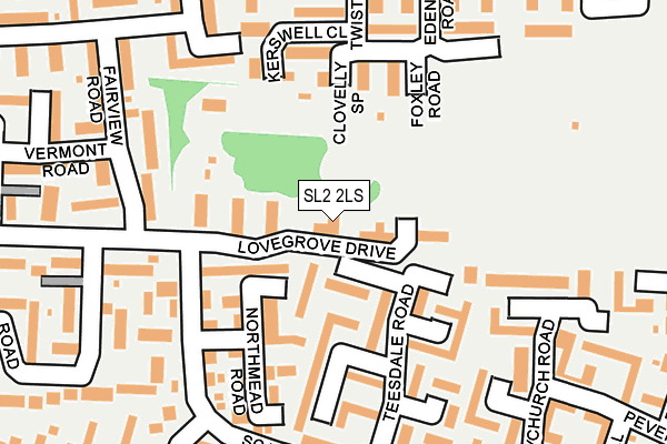 SL2 2LS map - OS OpenMap – Local (Ordnance Survey)