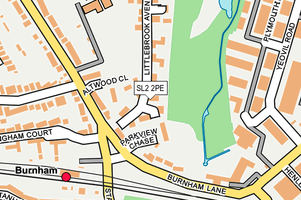 SL2 2PE map - OS OpenMap – Local (Ordnance Survey)