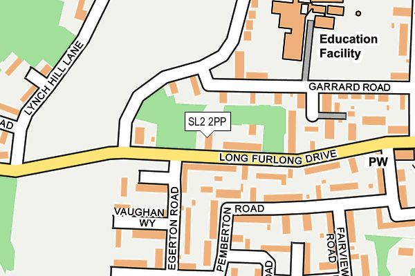 SL2 2PP map - OS OpenMap – Local (Ordnance Survey)