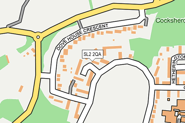 SL2 2QA map - OS OpenMap – Local (Ordnance Survey)