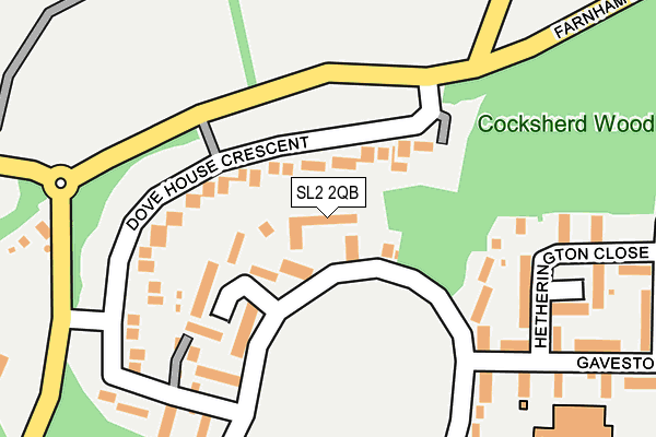 SL2 2QB map - OS OpenMap – Local (Ordnance Survey)