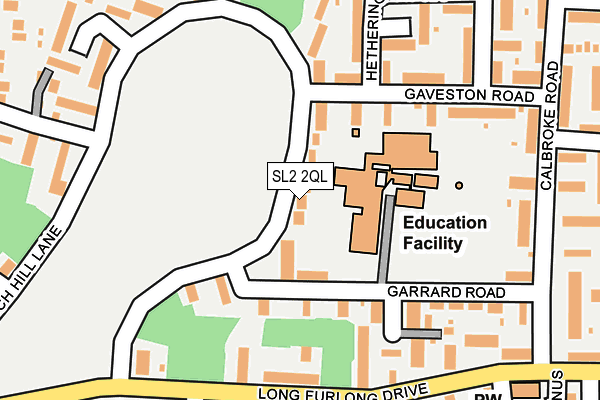 SL2 2QL map - OS OpenMap – Local (Ordnance Survey)