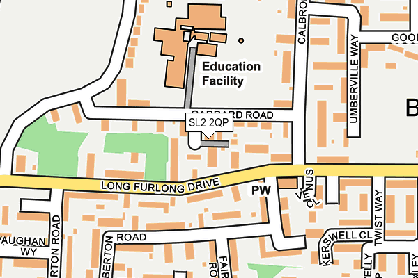 SL2 2QP map - OS OpenMap – Local (Ordnance Survey)