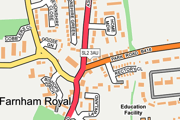Map of OXFORD HOUSE CARE LIMITED at local scale