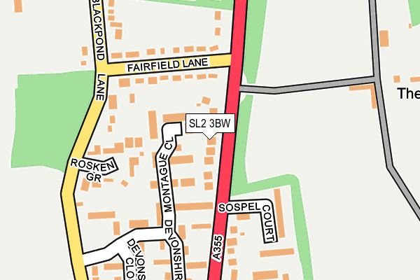 Map of TALENGENE LTD at local scale