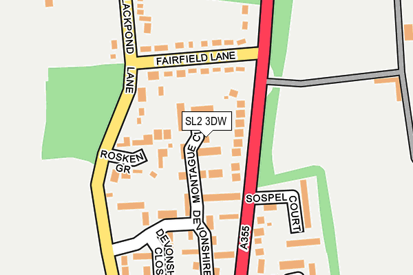 Map of GRC HALL LTD at local scale