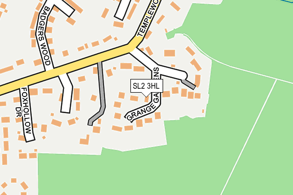 SL2 3HL map - OS OpenMap – Local (Ordnance Survey)