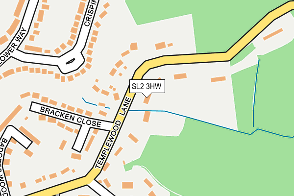 SL2 3HW map - OS OpenMap – Local (Ordnance Survey)